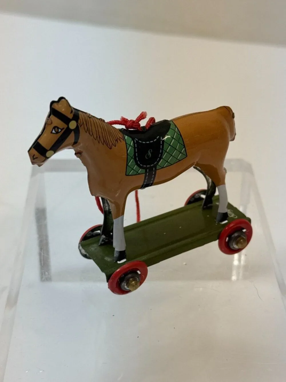 3 Miniature Schylling Animal ornaments -